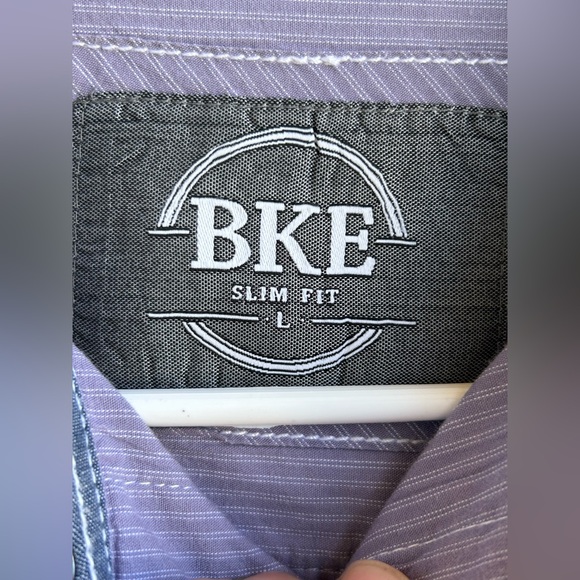 BKE | Men's Purple Western Shirt | Size Large - Picture 3 of 6